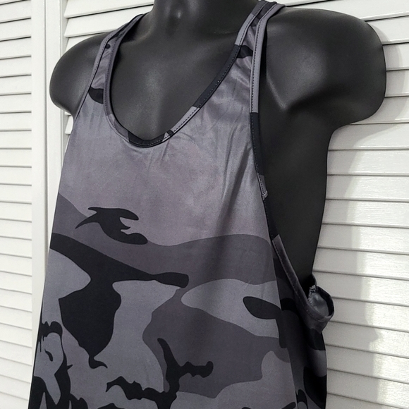 XARAZA Men's Muscle Stringer Tank Tops Athletic Workout Gym Fitness Vest T-Shirt - Picture 5 of 12